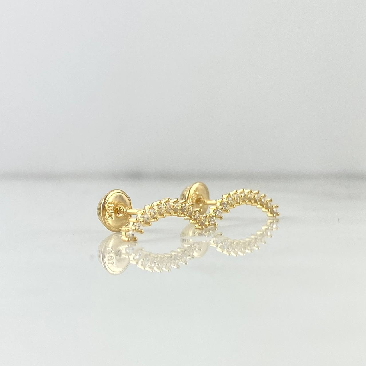 Topos Arco Estela 0.8gr / 1.5cm / Oro 18K
