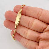 Pulso Bebé GC Ovalada 1.9g / 15cm / 3.57mm Oro Amarillo 18K