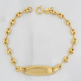 Pulso Bebé GC Ovalada 1.9g / 15cm / 3.57mm Oro Amarillo 18K