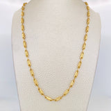 Cadena Rustica Tribal 10.4g / 60cm / 3.45mm Oro Amarillo 18K