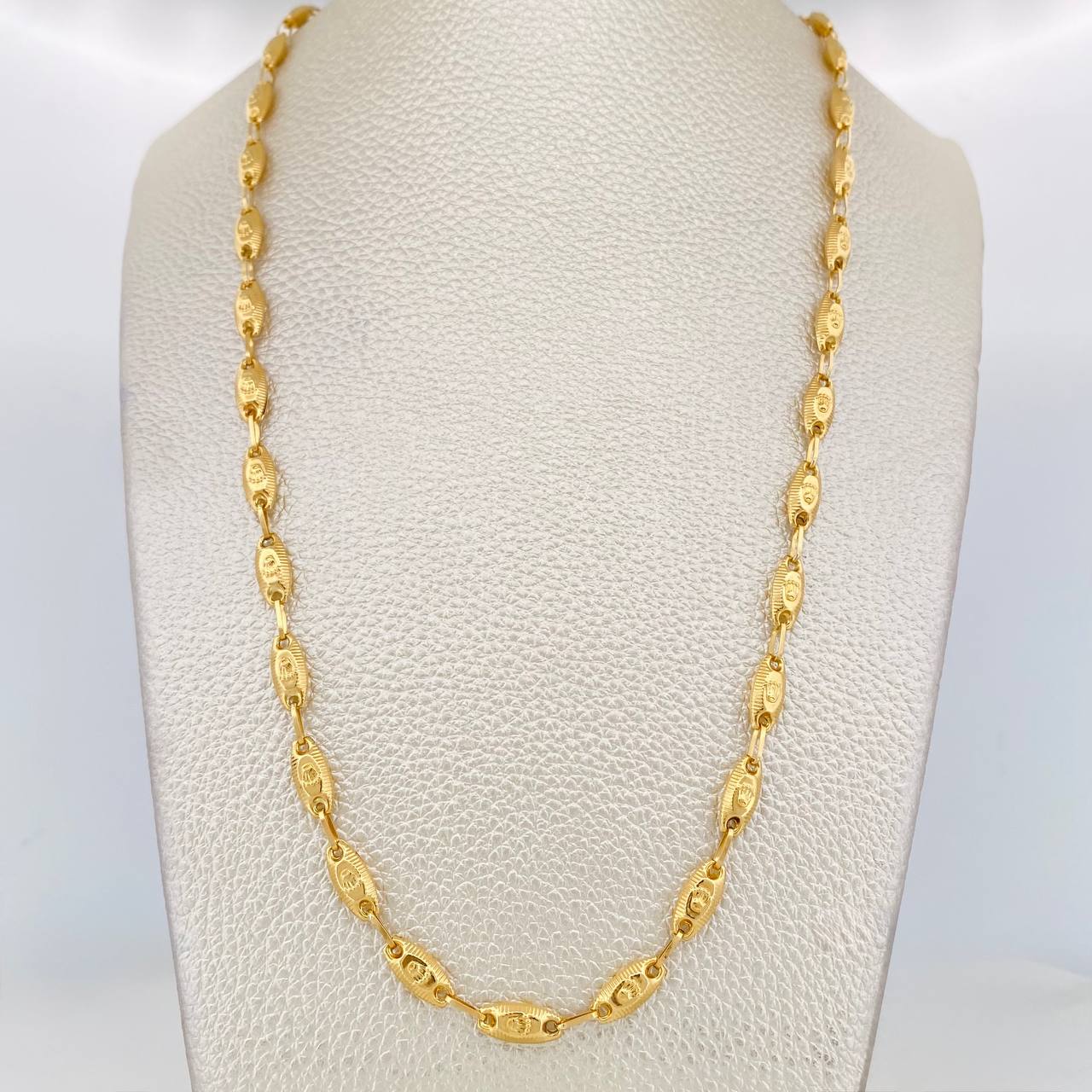 Cadena Rustica Corona 10.55g / 60cm / 4.46mm Oro Amarillo 18K