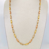 Cadena Rustica Tribal 10.15g / 60cm / 3.6mm Tres Oros 18K