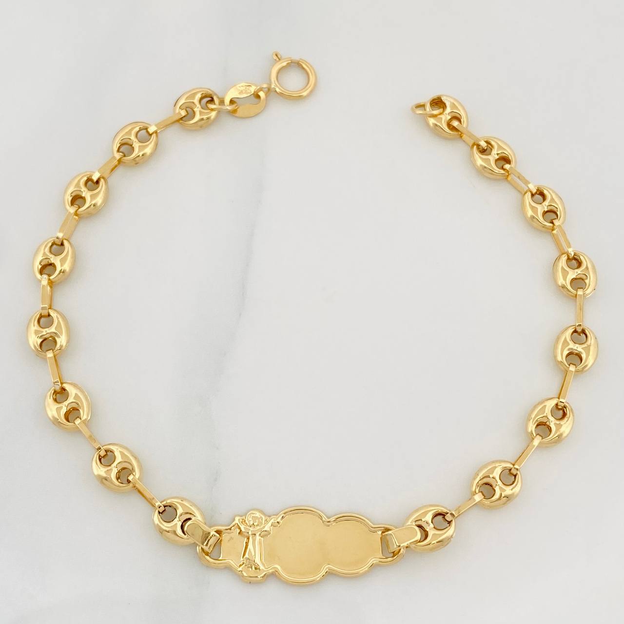 Pulso GC Nube Divino Niño 2.75g / 17.05cm / 4.72mm Oro Amarillo 18K