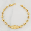Pulso Bebé GC Placa Nube Divino Niño 1.85g / 14.8cm / 3.5mm Oro Amarillo 18K
