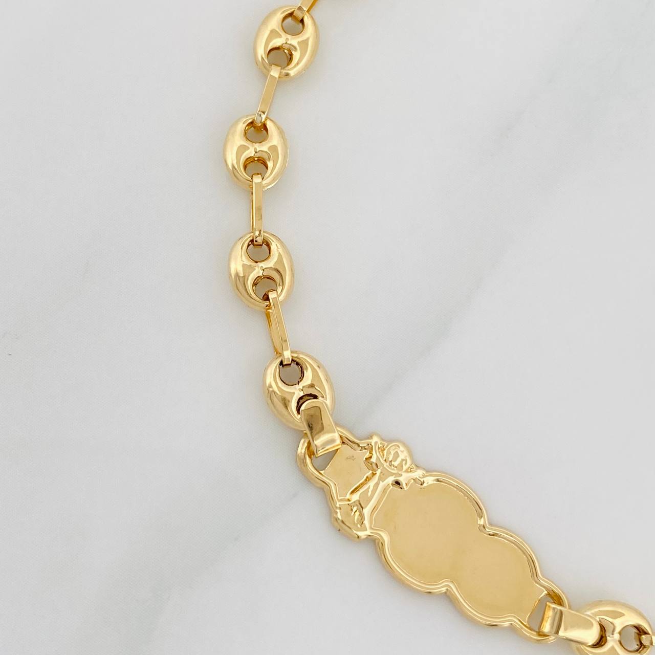 Pulso GC Nube Divino Niño 2.75g / 17.05cm / 4.72mm Oro Amarillo 18K
