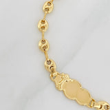 Pulso Bebé GC Placa Nube Divino Niño 1.85g / 14.8cm / 3.5mm Oro Amarillo 18K