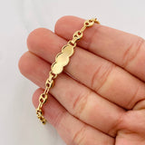 Pulso GC Nube 2.75g / 17.05cm / 4.8mm Oro Amarillo 18K