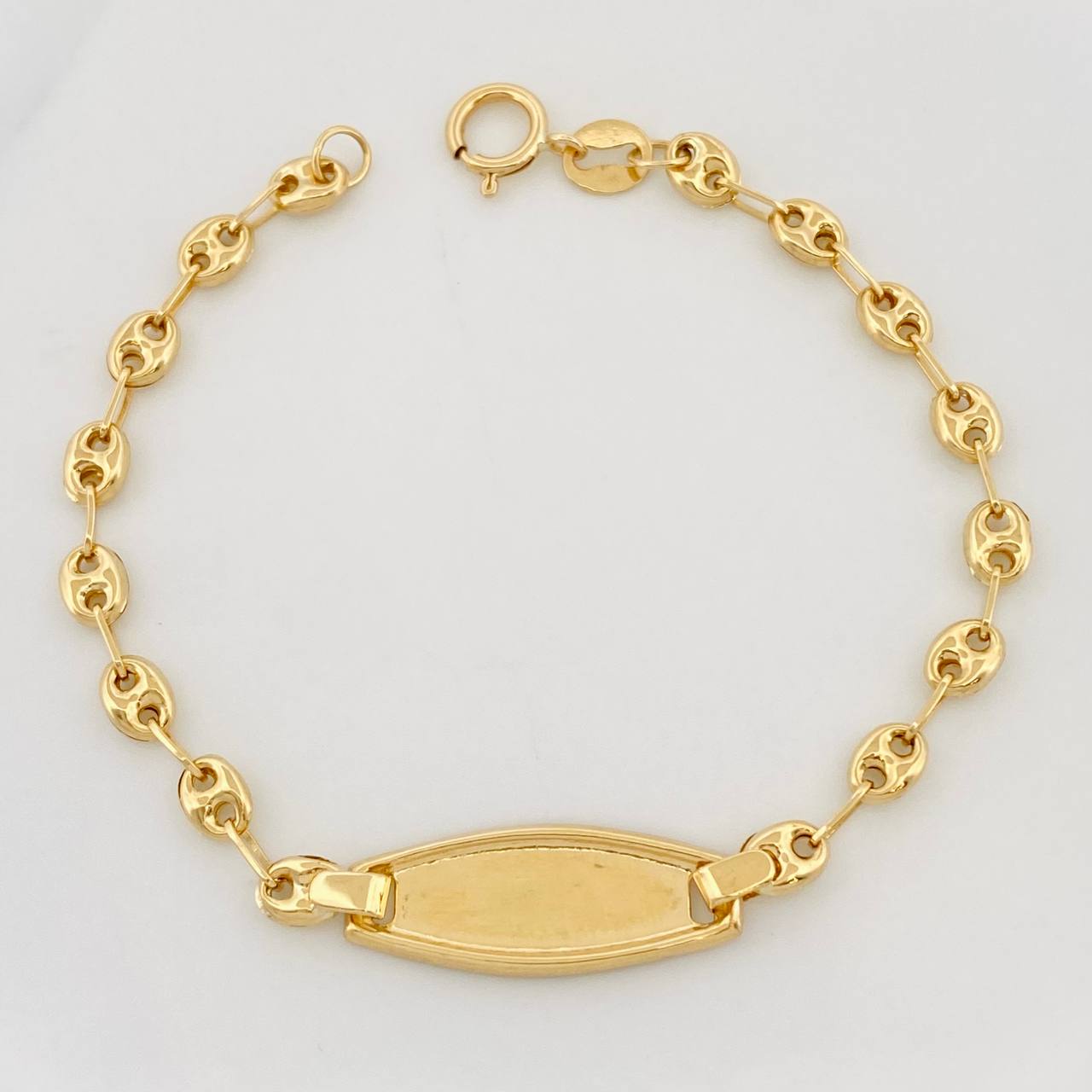 Pulso Bebé GC Ovalada 1.9g / 14.05cm / 3.44mm Oro Amarillo 18K