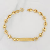 Pulso GC Rectangular 2.65g / 17cm / 4.86mm Oro Amarillo 18K