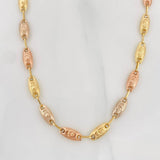 Cadena Rustica Corona 10.05g / 60cm / 4.34mm Tres Oros 18K