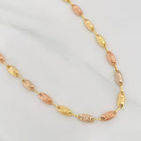 Cadena Rustica Corona 10.05g / 60cm / 4.34mm Tres Oros 18K