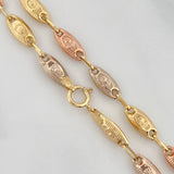 Cadena Rustica Corona 10.05g / 60cm / 4.34mm Tres Oros 18K