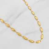 Cadena Rustica Corona 10.25g / 60cm / 4.6mm Oro Amarillo 18K