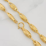 Cadena Rustica Corona 10.25g / 60cm / 4.6mm Oro Amarillo 18K
