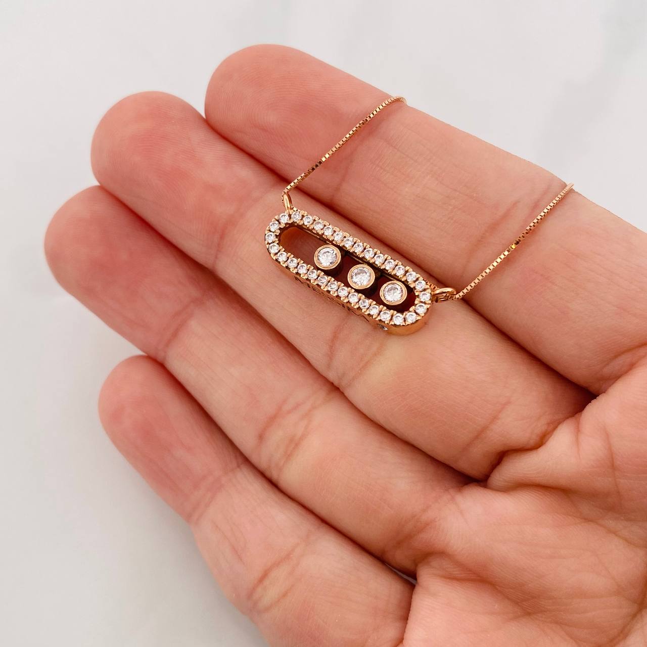 Cadena Veneciana Msk 4.65g / 45cm / 0.62mm Oro Rosa 18K