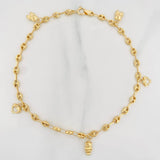 Tobillera GC 3.6g / 25.05cm / 3.55mm Oro Amarillo 18K