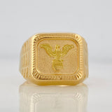 Anillo Aguila 3.4g / T10 1/2 Oro Amarillo 18K