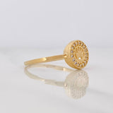 Anillo Corona 1.95g / T7 1/2 Oro Amarillo 18K