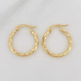Candongas Mary 1.65g / 2.05cm Oro Amarillo 18K