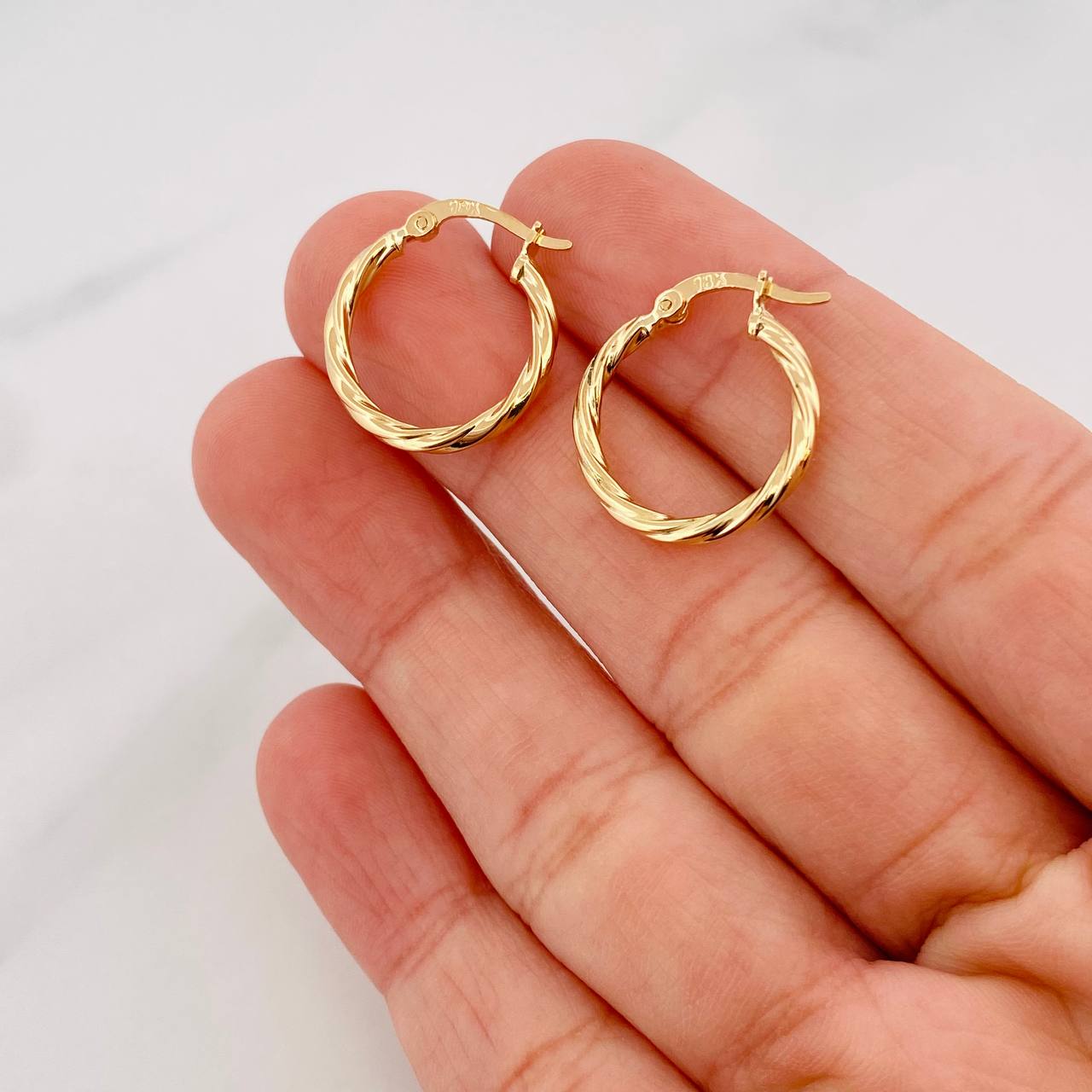 Candongas Mary 1.65g / 2.05cm Oro Amarillo 18K