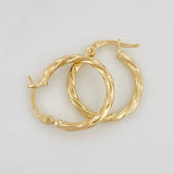 Candongas Mary 1.65g / 2.05cm Oro Amarillo 18K
