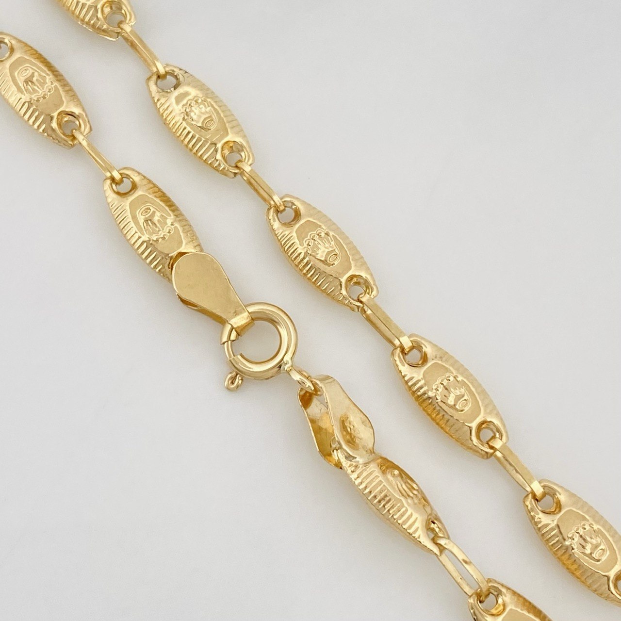 Cadena Rustica Corona 10.55g / 60cm / 4.46mm Oro Amarillo 18K