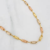 Cadena Rustica Tribal 10.15g / 60cm / 3.6mm Tres Oros 18K