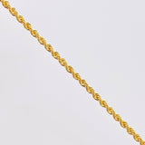 Pulso Lazo 1.25gr / 19cm / 2.1mm Oro Amarillo +3 18K ©