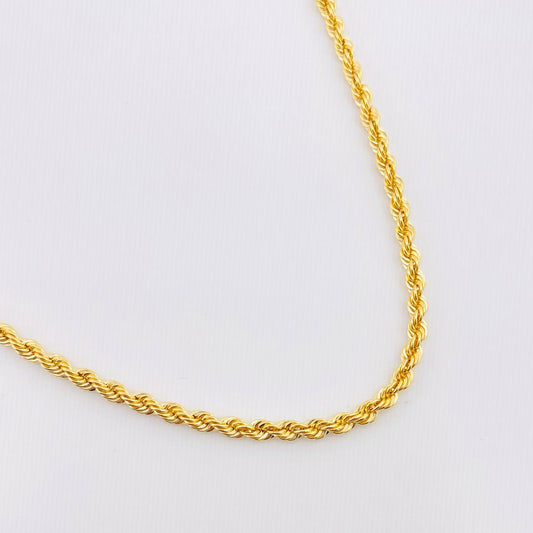 Cadena Lazo 8.95gr / 60cm / 3.4mm Oro Amarillo +3 18K *
