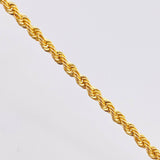 Cadena Lazo 9gr / 60cm / 3.4mm Oro Amarillo +3 18K