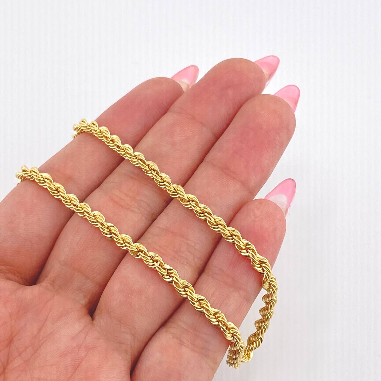 Cadena Lazo 9.05gr / 60cm / 3.3mm Oro Amarillo +3 18K ©