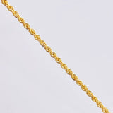 Cadena Lazo 3.5gr / 60cm / 2.1mm Oro Amarillo +3 18K ©