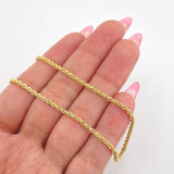 Cadena Lazo 2.65gr / 50cm / 2.1mm Oro Amarillo +3 18K ©