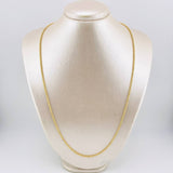 Cadena Lazo 3.05 g / 60.5 cm / 2.1 mm Oro Amarillo 18K