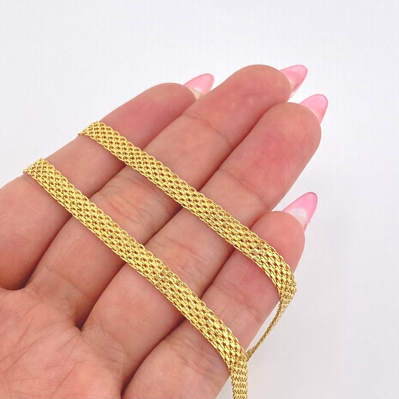Cadena China 5.45gr / 50cm / 4.9mm Oro Amarillo +1 18K ©