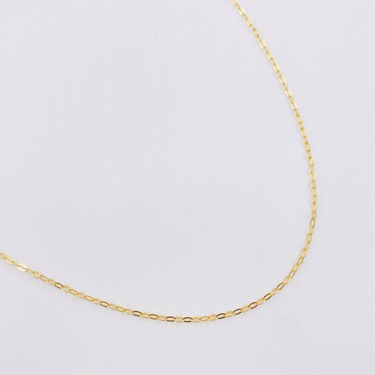 Cadena Aro Seguido 1.15gr / 50cm / 1.2mm Oro Amarillo +3 18K