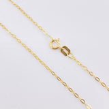 Cadena Aro Seguido 0.65gr / 45cm / 0.9mm Oro Amarillo +3 18K *