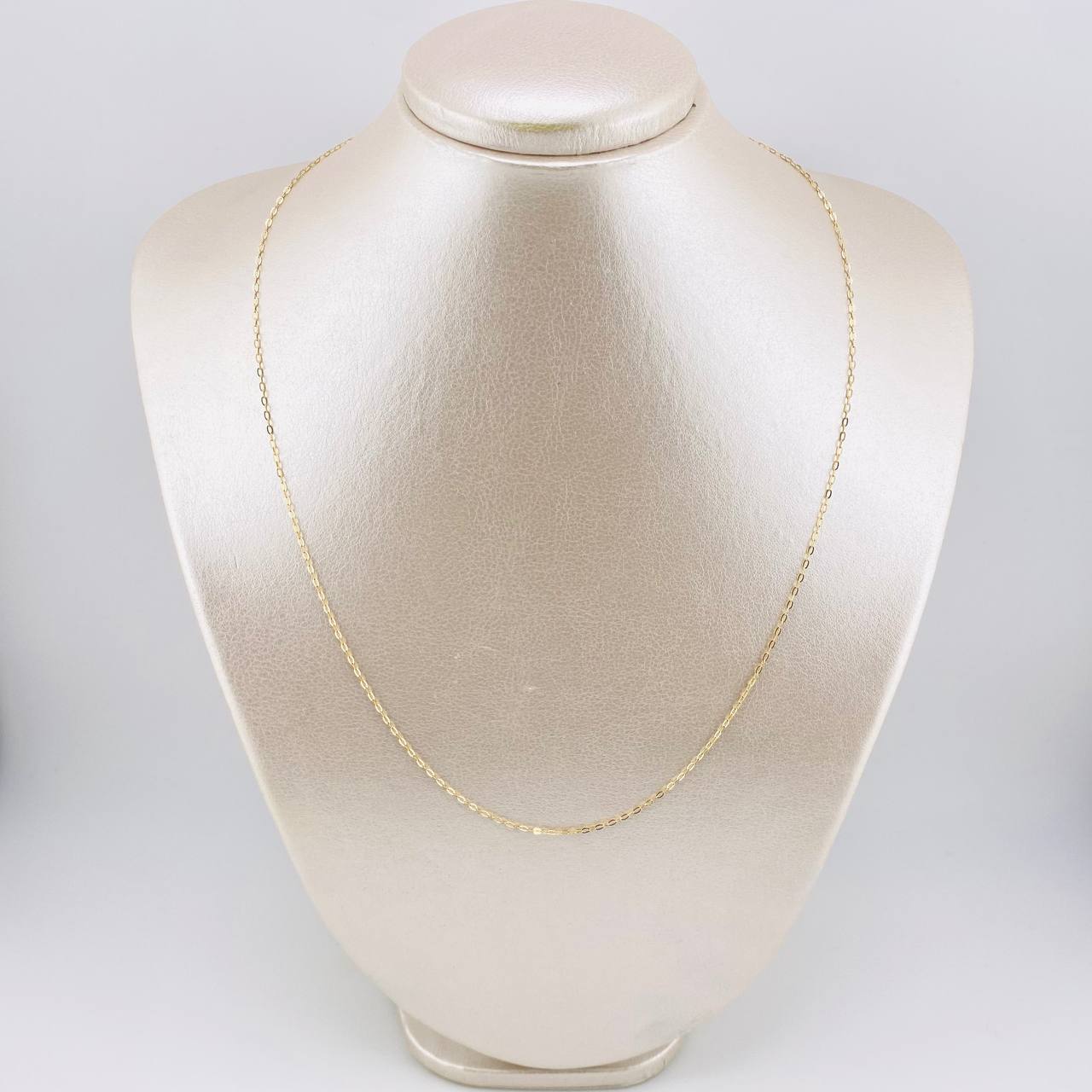 Cadena Aro Seguido 1.15gr / 50cm / 1.2mm Oro Amarillo +3 18K