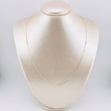 Cadena Aro seguido 1.2gr / 50cm / 1.2mm Oro Amarillo +3 18K *