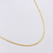 Cadena Escalera Plana Diamantada 2.3gr / 50cm / 1.8mm Tres Oros +3 18K *