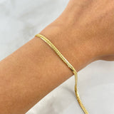 Pulso Serpiente 2.7gr / 19cm / 2.9mm Oro Amarillo +3 *