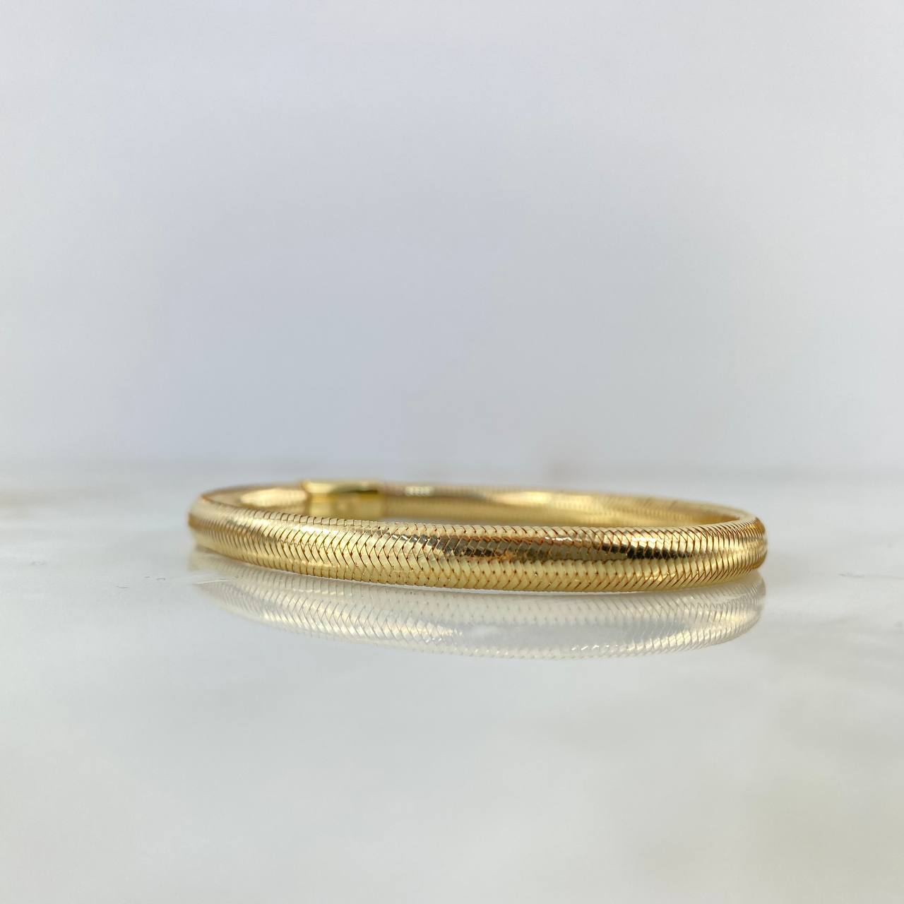 Pulso Reticulado 4.15gr / 20cm / 5.5mm Oro Amarillo +4 *