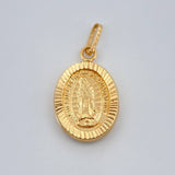 Dije Virgen Guadalupe 0.95gr / 2.5cm / Oro Amarillo 18K &
