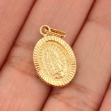 Dije Virgen Guadalupe 0.95gr / 2.5cm / Oro Amarillo 18K &