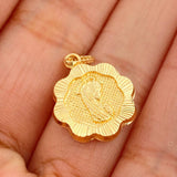 Dije Virgen Maria 1.25gr / 2.5cm / Oro Amarillo 18K &