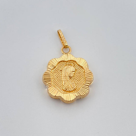 Dije Virgen Maria 1.25gr / 2.5cm / Oro Amarillo 18K &