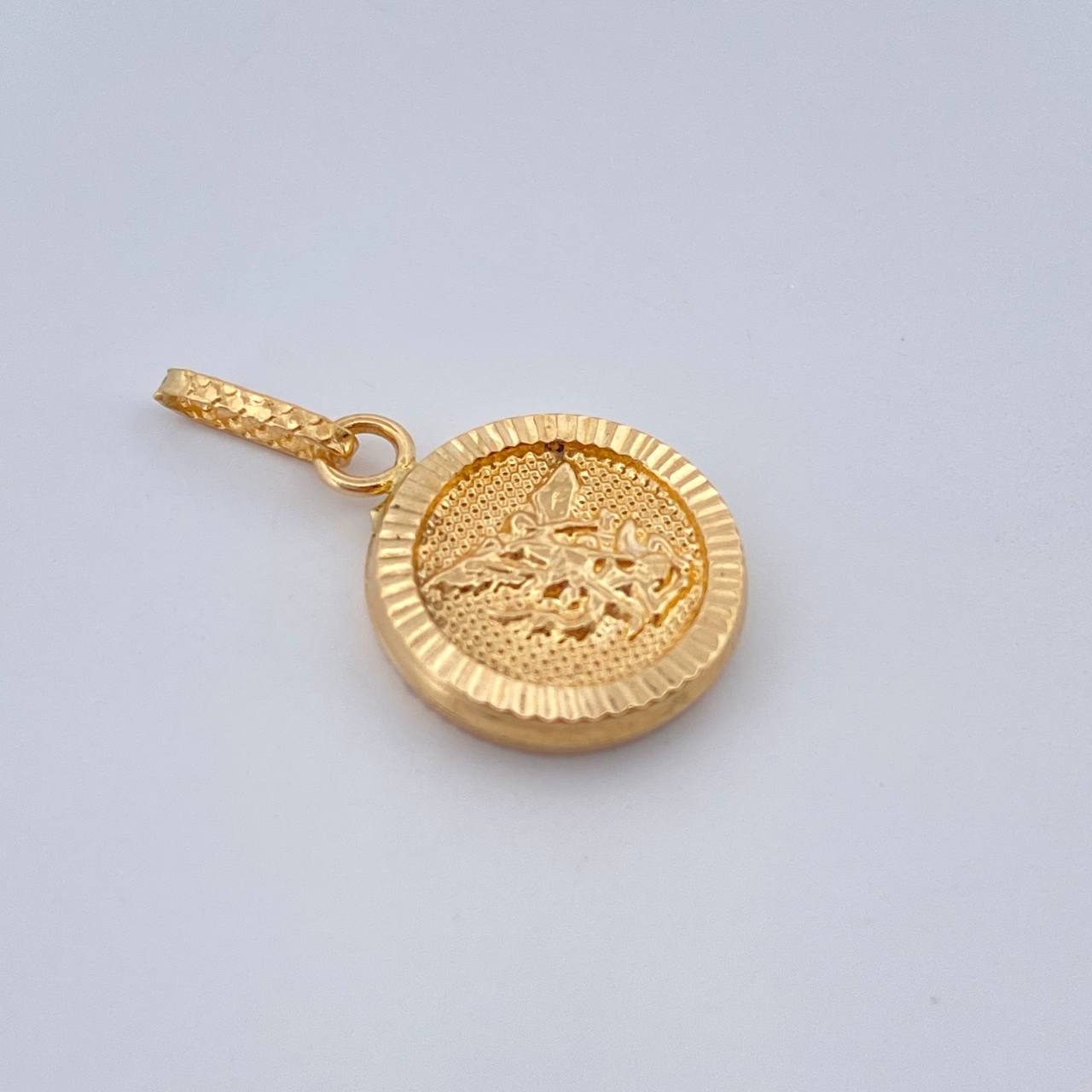Dije San Miguel 0.85gr / 2.2cm / Oro Amarillo 18K &