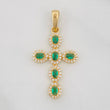 Dije Cruz Tupida 1.9g / 3cm Oro Amarillo 18K