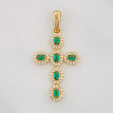 Dije Cruz Tupida 1.9g / 3cm Oro Amarillo 18K