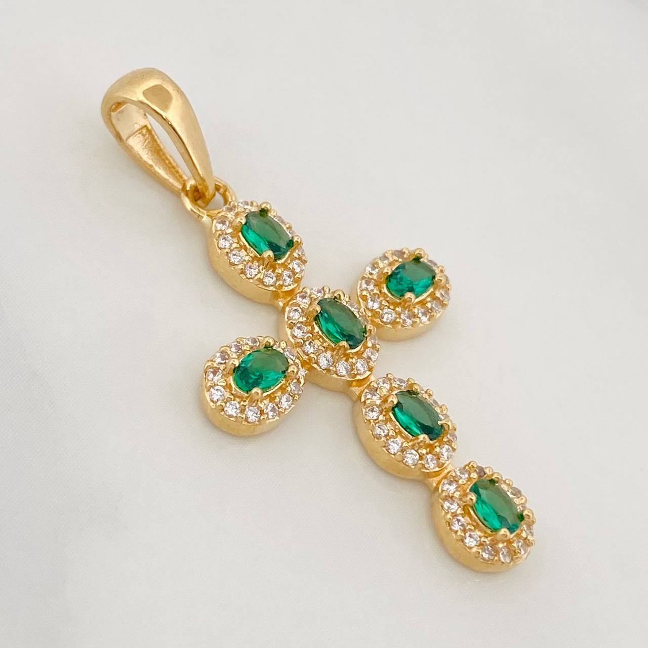 Dije Cruz Tupida 1.9g / 3cm Oro Amarillo 18K